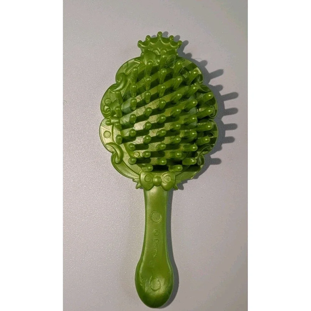 Disney Parks Princess Hair Brush  Doll Lot of 2 – Green & Gold